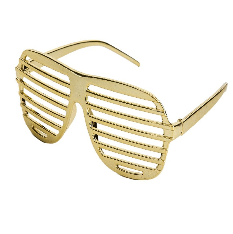 1980's Shutter Slot Glasses - Costume Accessory - One Size - 3 Colors