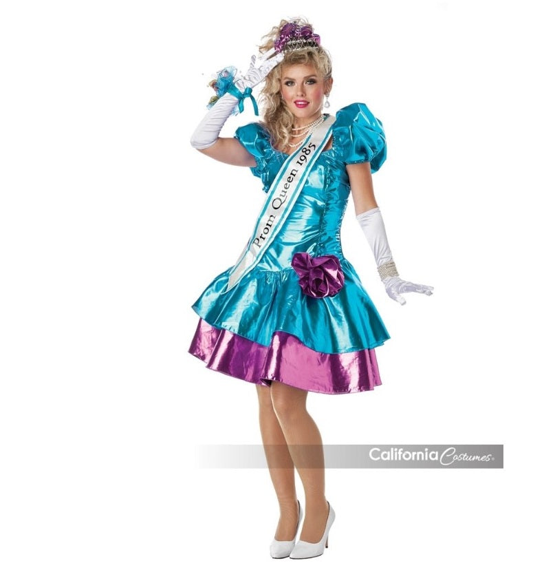 80's Prom Dress - Turquoise/Fuchsia - Pop Star - Costume - Women - 2 S Arlene's Costumes 80's Prom Dress - Turquoise/Fuchsia - Pop Star - Costume - Women - 2 S Arlene's Costumes