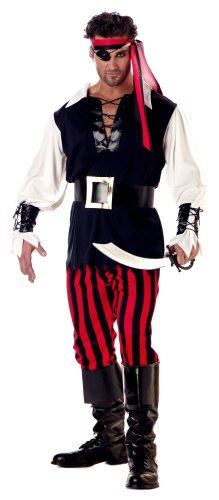 Cutthroat Pirate - Buccaneer - Costume - Adult - 3 Sizes