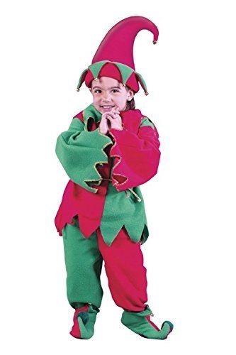 Elf - Christmas - Red/Green - Costume - Toddler Unisex - 24 Months