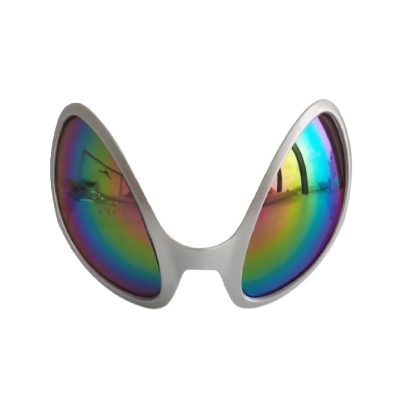 Silver Alien Glasses - Insects - Costume Accessories - One Size