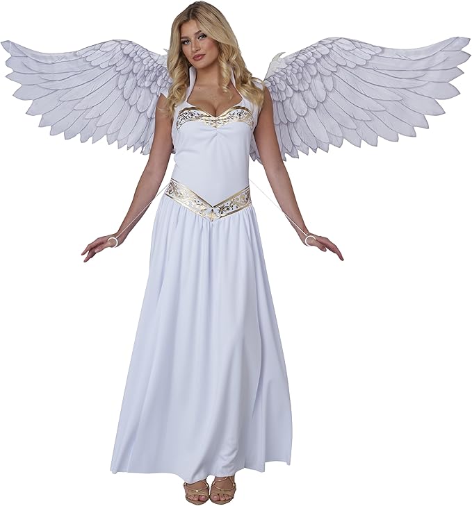 Articulating Angel Wings - White or Gold - Cosplay Costume Accessories