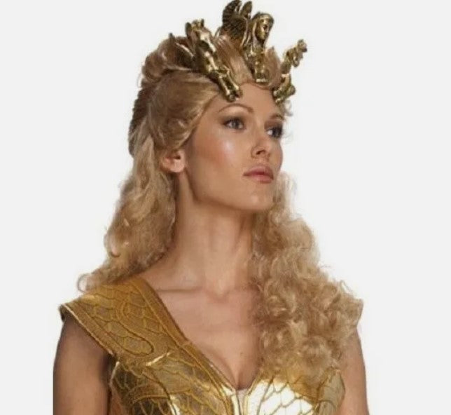 Athena Wig and Headpiece - Goddess - Clash of the Titans - Costume Accessory