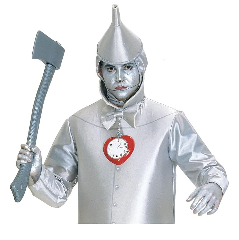 Silver Tin Man Axe - 2-Piece - Lumberjack - Costume Accessory - One Size