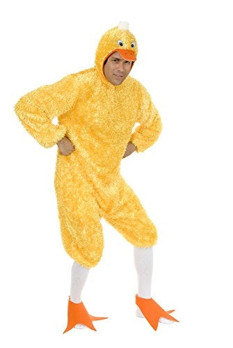 Yellow Duck - Easter - Fuzzy - Costume - Men - Medium 40-42