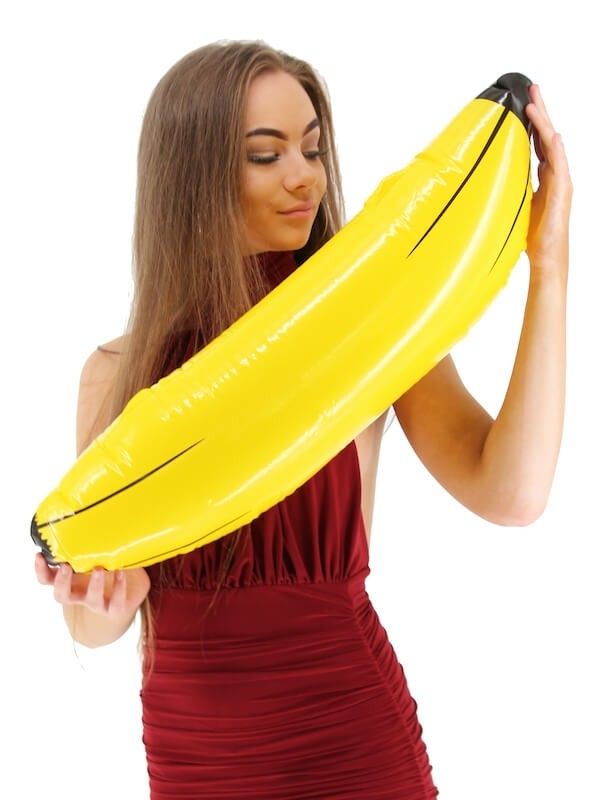 Inflatable Banana - Luau - Jungle - Costume Accessory Prop