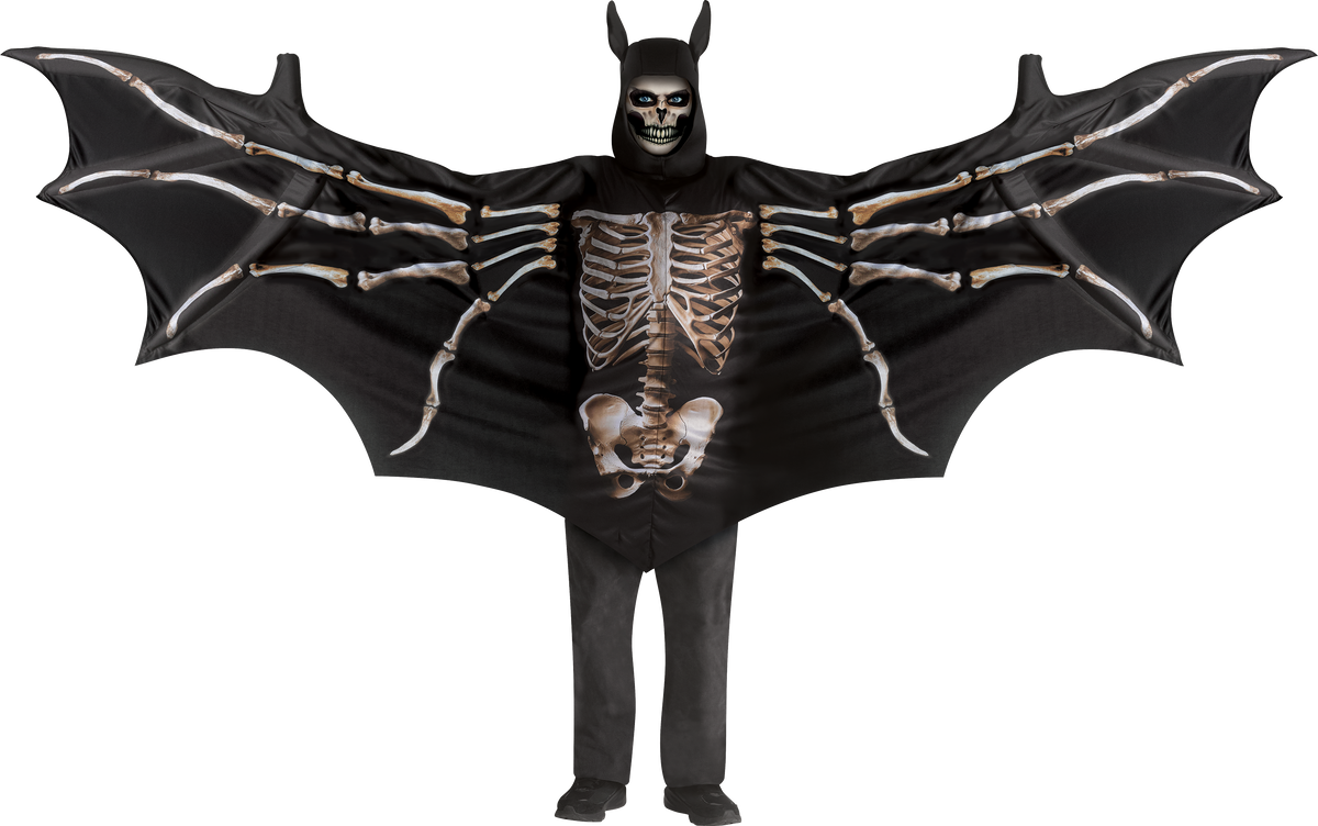 Black Bat - Wicked Wings - Costume - Men - One Size