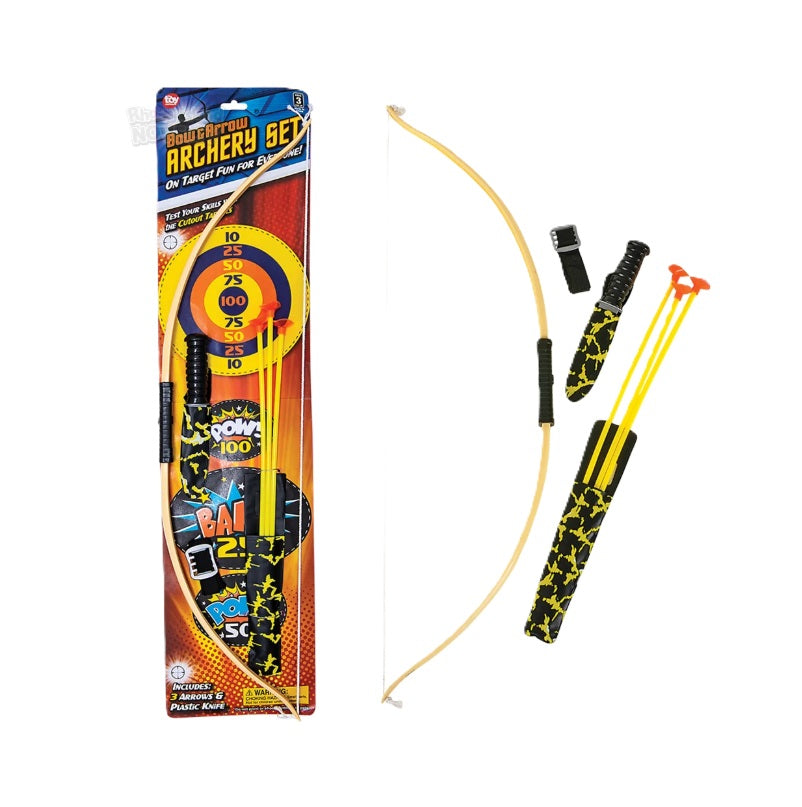 Bow and Arrow Set - Camouflage - Plastic - 30" - Costume Accessories - One Size