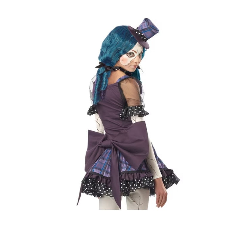 Scary Broken Doll - Horror - Costume - Tween Girls - 12-14