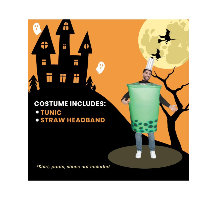 Bubble Tea Tunic - Food & Drink - Costume - Adult Unisex - One Size