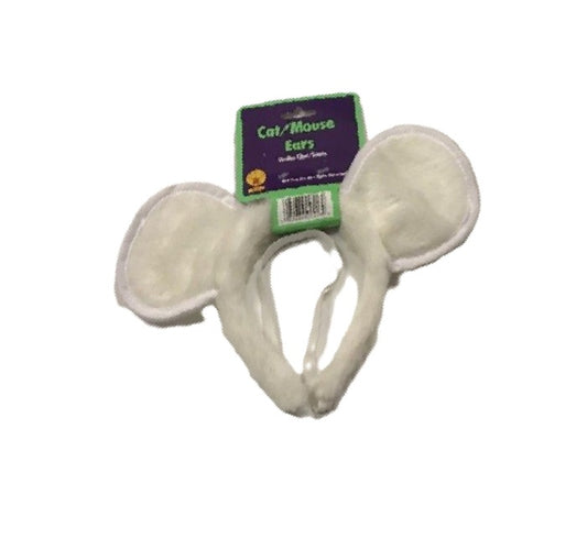 White Cat Ears - Mouse - Cosplay Anime - Costume Accessory