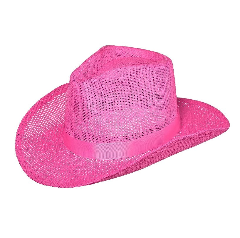 Pink Cowgirl Hat - Pop Star - Costume Accessory - One Size