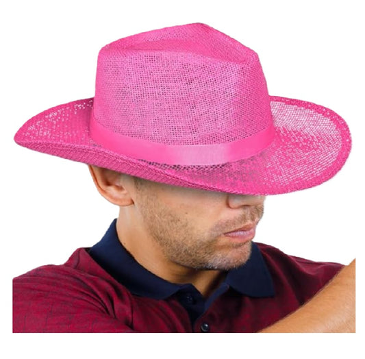 Pink Cowgirl Hat - Pop Star - Costume Accessory - One Size