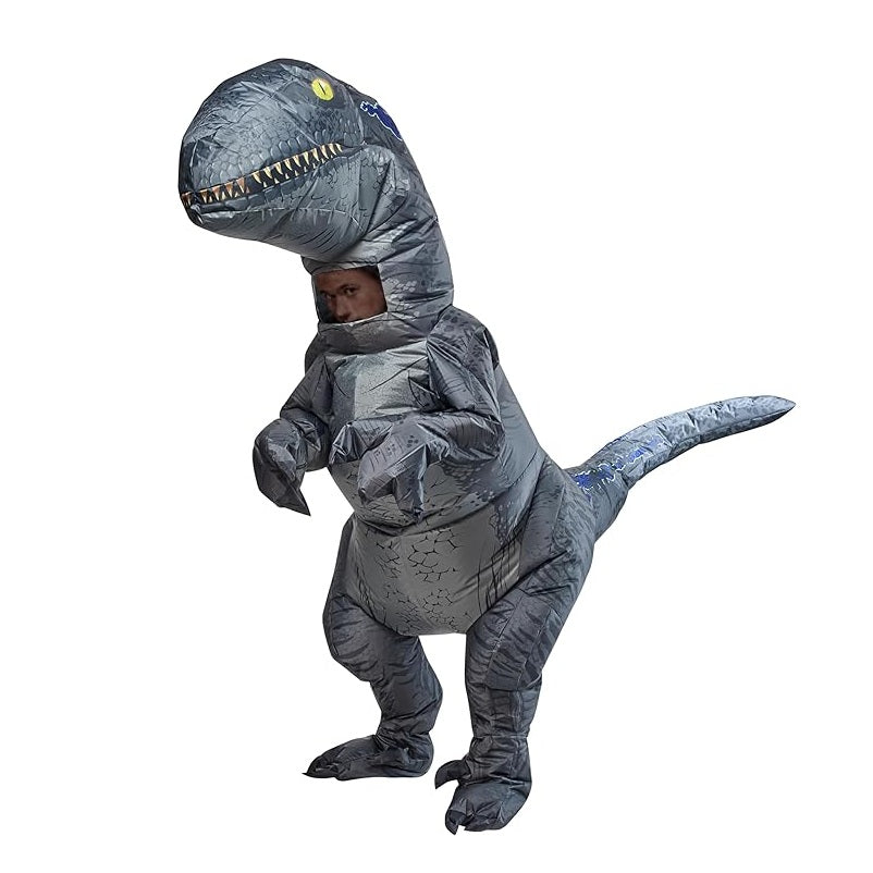 Blue - Jurassic World: T-Rex Inflatable - Licensed Dinosaur Costume - One Size