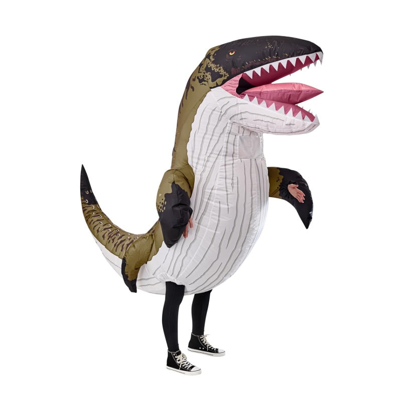 T-Rex Hinchable - Marrón - Dinosaurio - Disfraz - Adulto