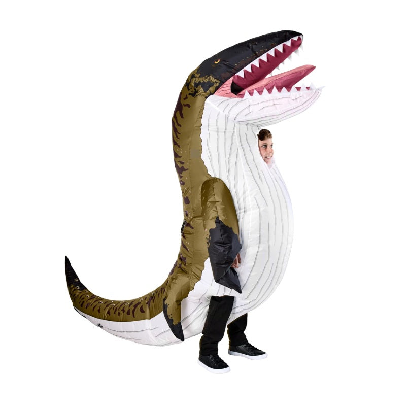 T-Rex Hinchable - Marrón - Dinosaurio - Disfraz - Adulto
