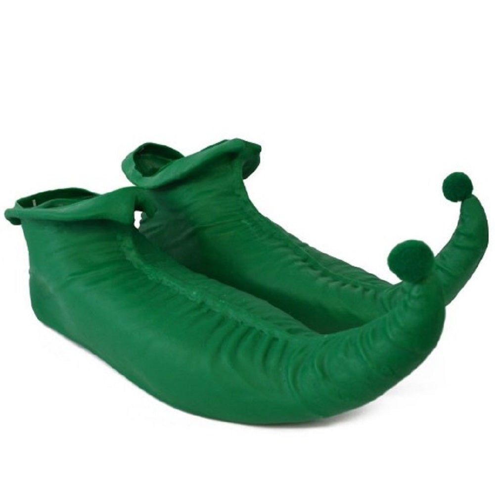Elf Shoes - Red or Green - Fairy - PVC - Costume Accessory - One Size
