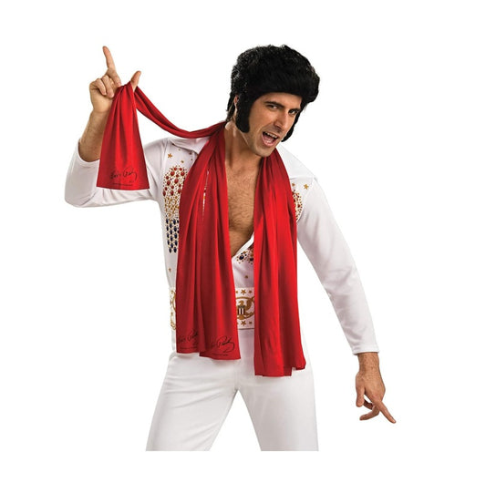 Elvis-Schal – Rot – Kostümzubehör – Erwachsener Teenager