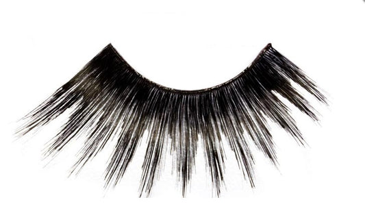 Eyelashes - Black - Long Thick - Eyelash Adhesive Included