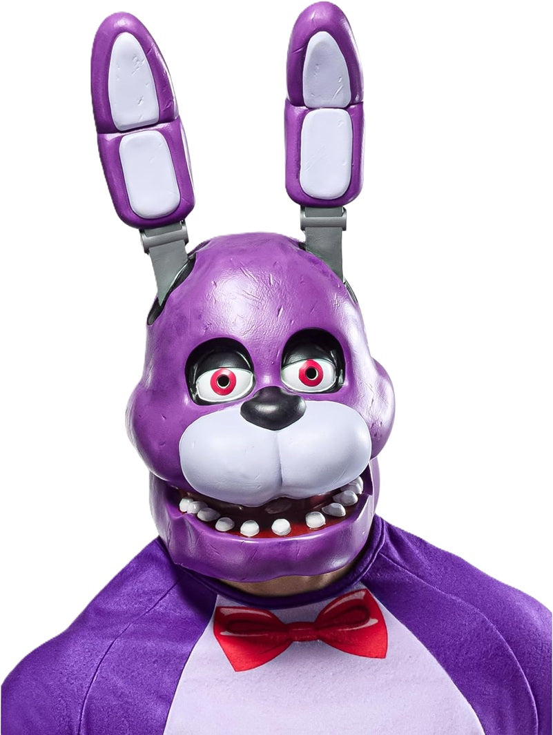 Bonnie Latex Overhead Mask - FNAF - Licensed Costume Accessory