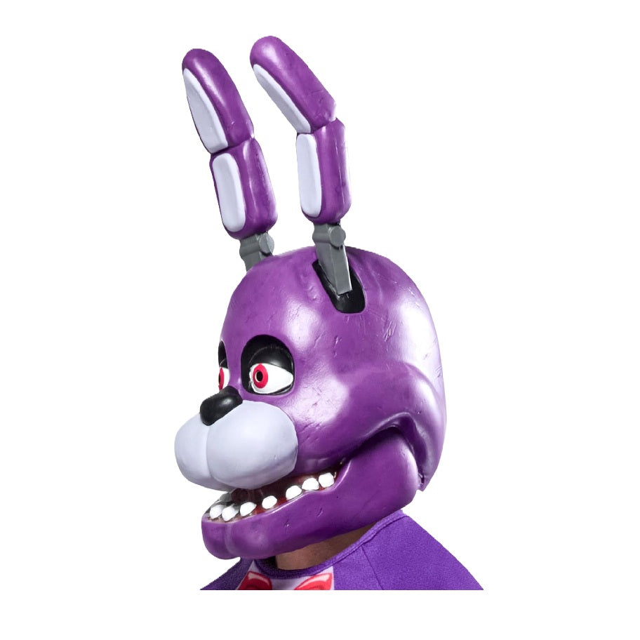Bonnie Latex Overhead Mask - FNAF - Licensed Costume Accessory