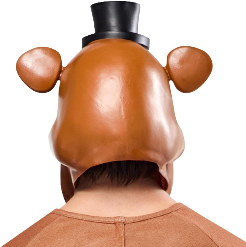 Freddy Fazbear Latex Overhead Mask - FNAF - Licensed Costume Accessory