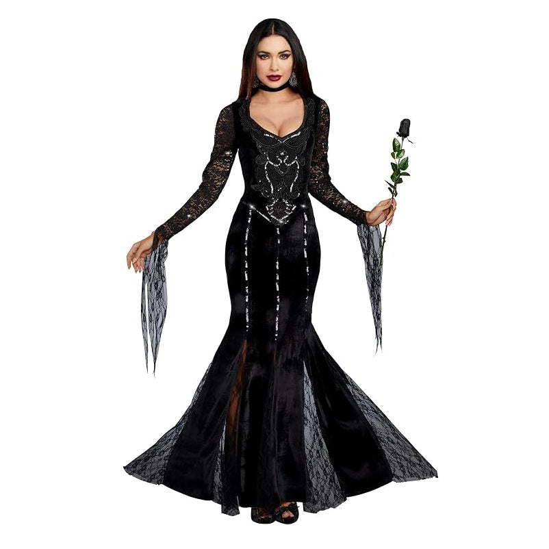 Frightfully Beautiful - Elvira - Morticia - Costume - Women - 3 Sizes