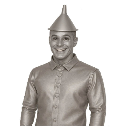 Tin Man Silver Funnel Hat - Wizard of Oz - Costume Accessory - One Size