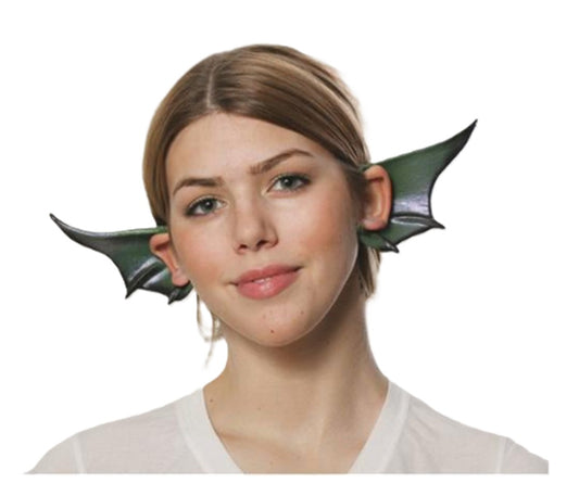 Dragon/Gargoyle Flexi Ears - Green/Purple Wing - Costume Accessory - Teen Adult