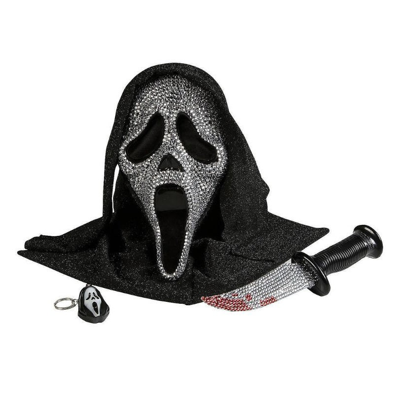 Ghostface® Bling Mask Collectible Set - 3 Piece - Cosplay Costume Accessories