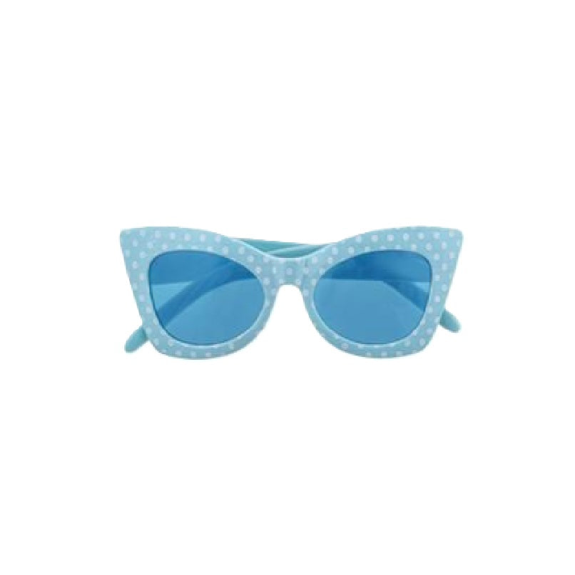 50's Cat Eye Polka Dot Glasses - Black | Blue | Pink - Costume Accessories