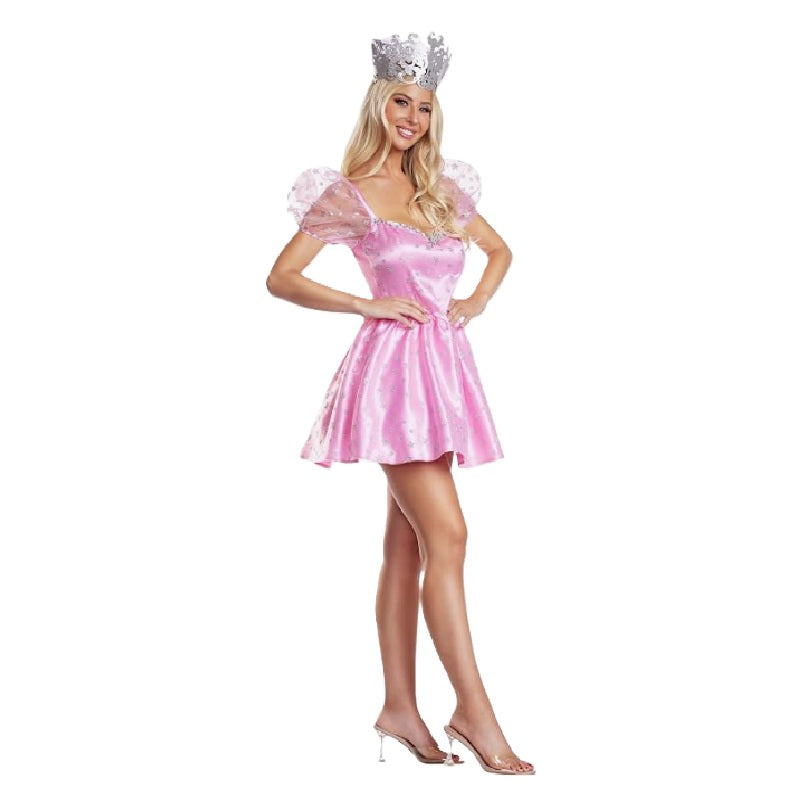 Pink Good Witch Mini Dress - Wicked - Costume - Women - 4 Sizes