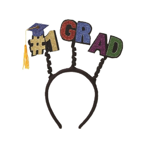 #1 GRAD Headband - Graduation Party - Costume Accessory - One Size