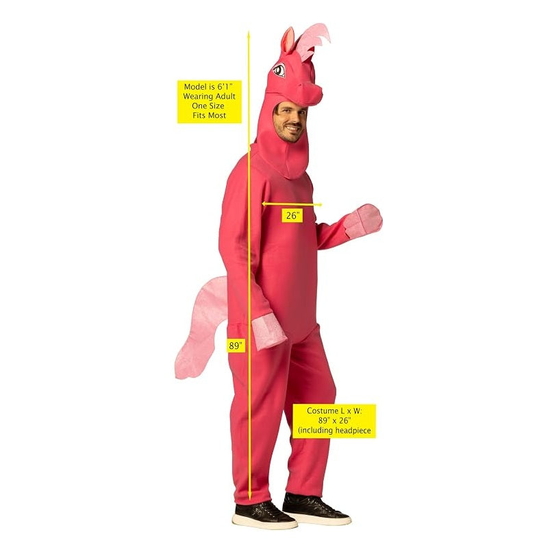 Pink Pony - Jumpsuit - Costume - Men - One Size