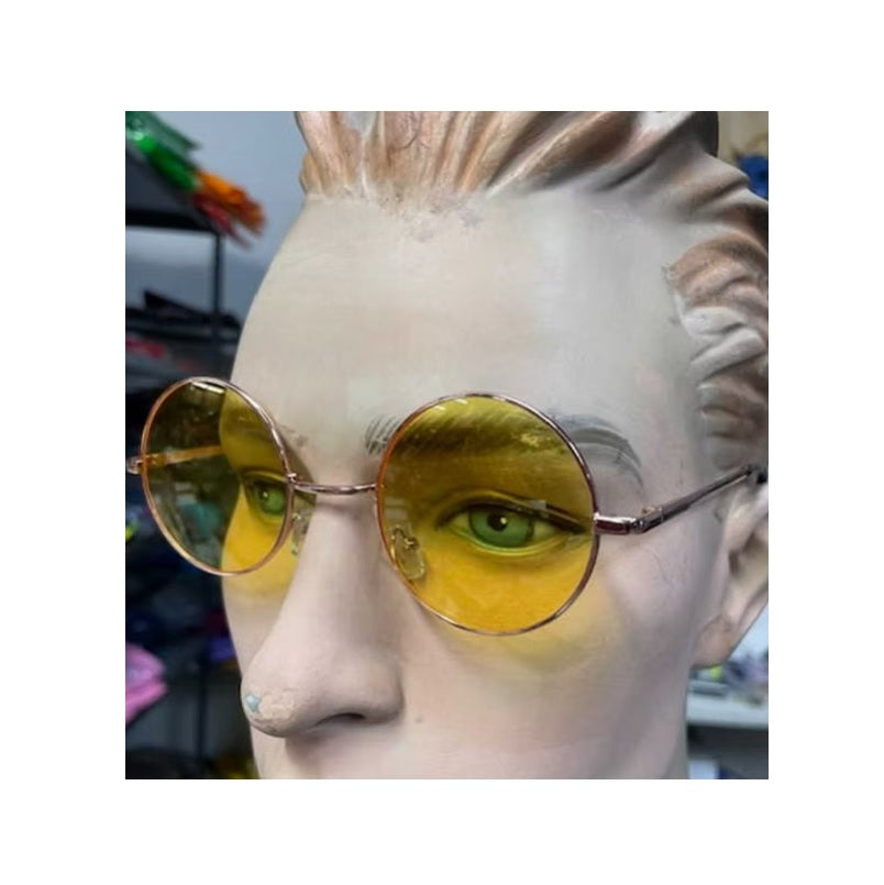 Hippie Glasses - Pink | Blue | Purple Red | Green | Yellow - Costume Accessory