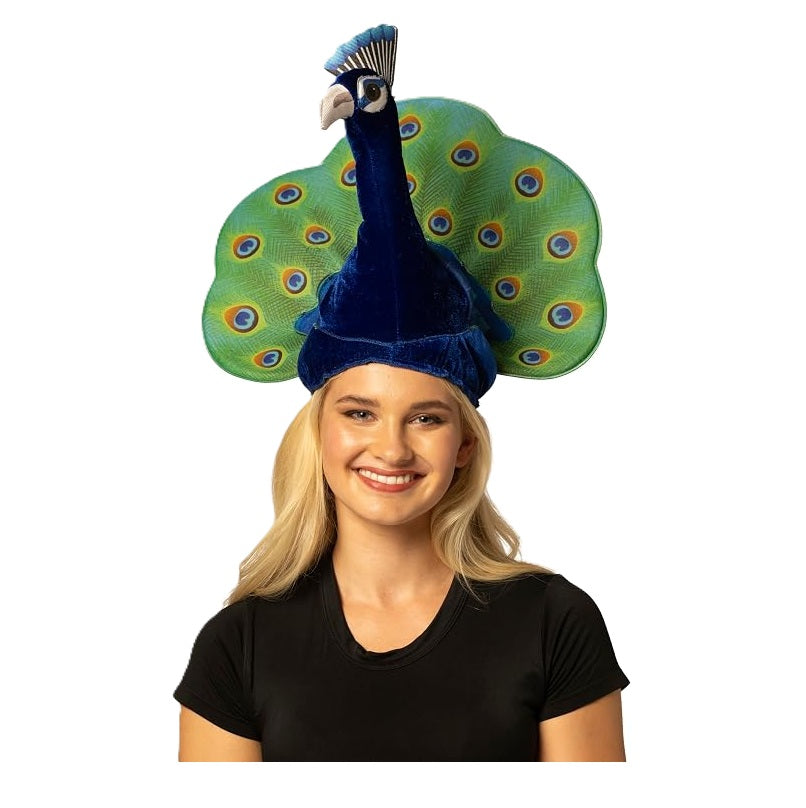 Peacock Hat - Foam - Costume Accessory - One Size
