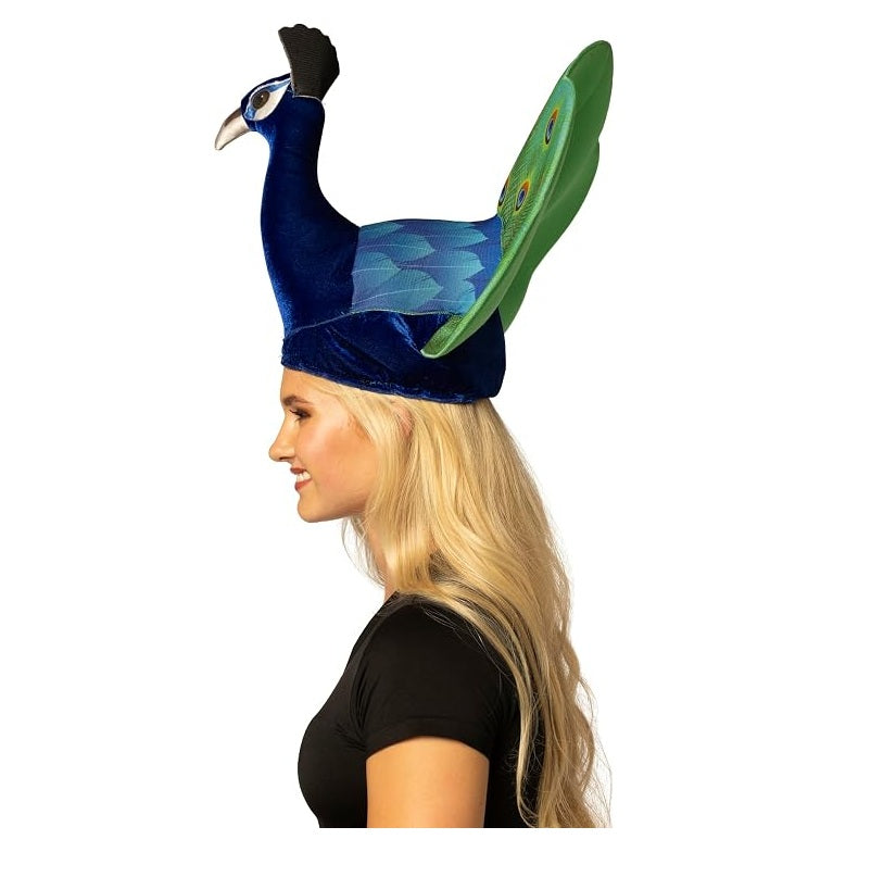 Peacock Hat - Foam - Costume Accessory - One Size