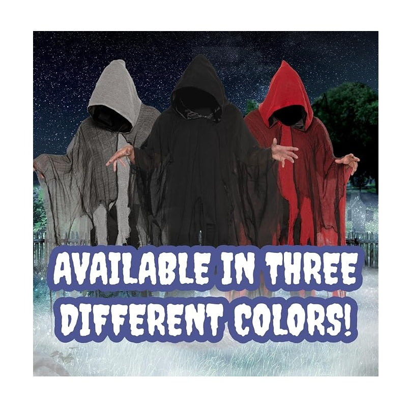 Ghost Phantom Cape - Red | Gray | Black - Costume - Men - Standard