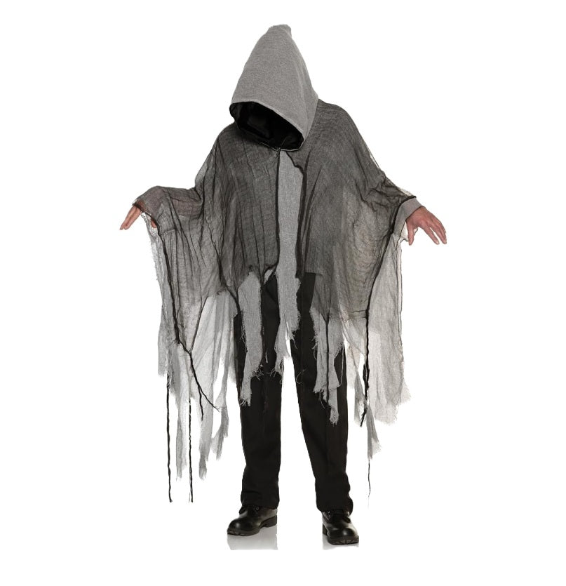 Ghost Phantom Cape - Red | Gray | Black - Costume - Men - Standard