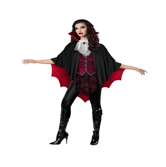 Vampire Poncho - Vampiress - Halloween - Costume - Women - One Size