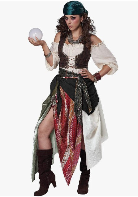 Pirate - Renaissance - Gypsy - Fortune Teller - Costume - Adult - 3 Sizes