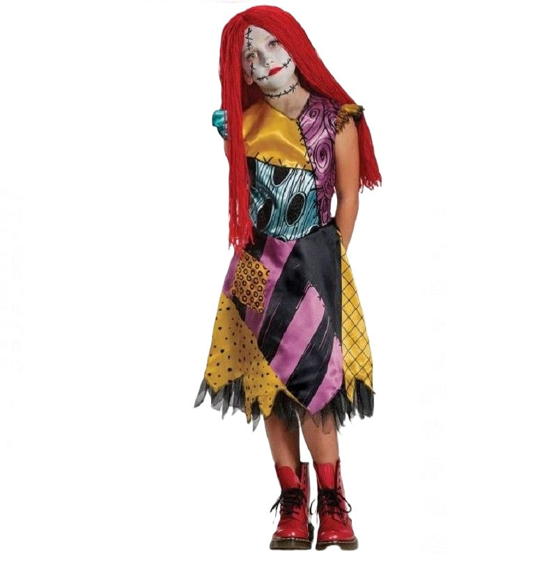 Sally - Nightmare Before Christmas - Deluxe Costume - Girls - 2 Sizes