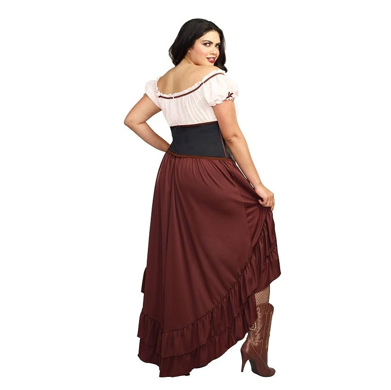 Saloon Girl - Vaquera - Western - Disfraz - Adulto - 3 Tallas