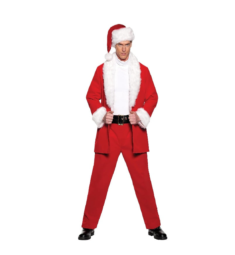 Weihnachtsmann-Kneipenanzug - Economy-Werbeartikel - Kostüm - Rot - Kind - Groß