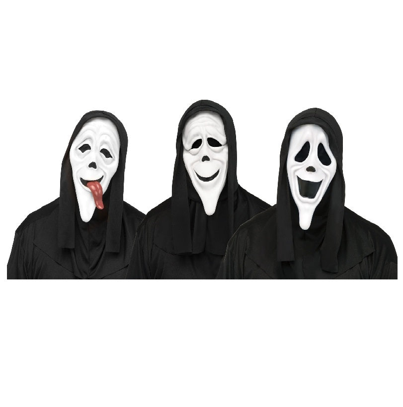 Scary Movie Mask Trio Set - Waasss-Up Smiley Stoned - Costume Accessories