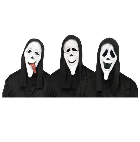 Scary Movie Mask Trio Set - Waasss-Up Smiley Stoned - Costume Accessories