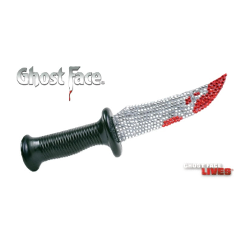 Ghostface® Bloody Bling Mask & Knife Prop Set - Licensed Costume Accessory