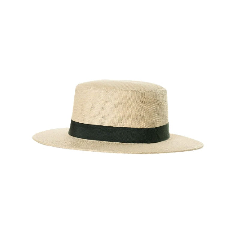 Skimmer Hat - Boater - Pioneer - Christmas - 20's - Deluxe Costume Accessory