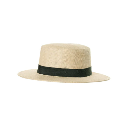 Skimmer Hat - Boater - Pioneer - Christmas - 20's - Deluxe Costume Accessory