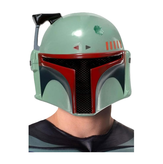 Boba Fett Half Mask - Star Wars - Licensed Costume Accessory - One Size